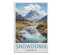 puzzles for adults, family puzzle game birthday gifts, Snowdonia North Wales，Adults 1000 Piece Jigsaw Puzzle- Christmas，52x38，paper puzzle ，AA-514