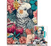 Puzzles for Adults Fantasy Budgie 1000 Piece Jigsaw Puzzles for Teenagers,Classic Educational Games Beautiful Decoration 50x75cm