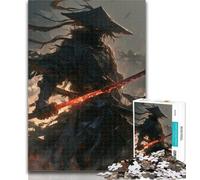 Puzzles for Adults Fantasy Ninja Warrior Adult Jigsaws 1000 Piece,with Fully Interlocking Randomly Shaped Pieces for And 14 Years Old 50x75cm