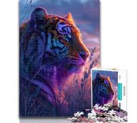 Puzzles for Adults Fantasy Tiger Jigsaws 1000 Pieces for Teenagers,Decompressing Intellectual Educational Toy Great Gifts And Toys 26x38cm