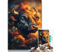 Puzzles for Adults Fantasy Yak 1000 Piece Jigsaw Puzzles for Teenagers,Toys Educational Games Stress Relieving Enhance Love between Couples 26x38cm