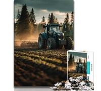Puzzles for Adults Farm Implement Tractor 1000 Piece Jigsaw Puzzle for Adults Teens,Birthday Present, Gifts, Wall Art for And Age 14 Years Up (26x38cm)