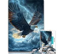Puzzles for Adults Flying Eagle Jigsaw Puzzle 1000 Pieces for Teenagers,Educational Game Challenge Toy for Women And Men 50x75cm