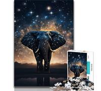 Puzzles for Adults Galaxies Elephants 1000 Piece Jigsaw Puzzles for Adults Gifts,with Matching Poster And Trivia Sheet for Age 14 (38x26cm)