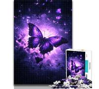 Puzzles for Adults Galaxy Butterfly Jigsaw Puzzles for Adults 1000 Piece,Fun Activity for Home, Rainy Days Toys, Birthday Gifts 26x38cm
