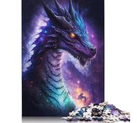 Puzzles for Adults Galaxy Flying Dragon 1000 Piece Jigsaw Puzzles Cardboard Puzzle for Grownups & Families Stress Relief (Size 38x26cm)