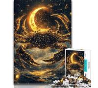 Puzzles for Adults Golden Crab 1000 Pieces Jigsaw Puzzles For Teens And Adults,Learning Educational Toy for Is Ideal As A Gift for The Whole Family 50x75cm