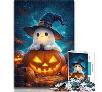Puzzles for Adults Halloween Astronaut Puzzles 1000 Pieces for Teenagers,Decompressing Intellectual Educational Toy Birthday Present, Gifts 50x75cm