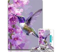 Puzzles for Adults Hummingbird 1000 Pieces Jigsaw Puzzles for Adults And Teens,with Fully Interlocking Randomly Shaped Pieces for And 14 Years Old 50x75cm