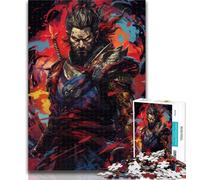 Puzzles for Adults Japanese Samurai Jigsaw Puzzle 1000 Pieces for Teenagers,Educational Game Challenge Toy for Women And Men 50x75cm