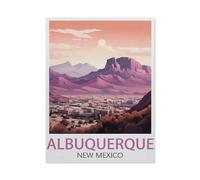 Puzzles for Adults Jigsaw Puzzles 1000 Pieces for Adults Kids，Albuquerque New Mexico，Artwork Intellective Educational Toys Gifts（38x52cm）-EW27