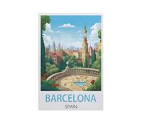 Puzzles for Adults Jigsaw Puzzles 1000 Pieces for Adults Kids，Barcelona Spain，Artwork Intellective Educational Toys Gifts（38x26cm）-K89