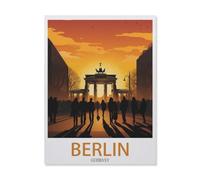 Puzzles for Adults Jigsaw Puzzles 1000 Pieces for Adults Kids，Berlin Germany，paper Puzzle Jigsaw Puzzle Artwork Intellective Educational Toys Gifts（38x52cm）-EH23