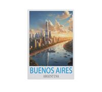 Puzzles for Adults Jigsaw Puzzles 1000 Pieces for Adults Kids，Buenos Aires Argentina，Paper Puzzle Jigsaw Puzzle Artwork Intellective Educational Toys Gifts（38x26cm）-L66