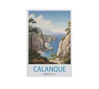 Puzzles for Adults Jigsaw Puzzles 1000 Pieces for Adults Kids，Calanque Marseille，Artwork Intellective Educational Toys Gifts（38x26cm）-M89