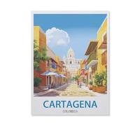 Puzzles for Adults Jigsaw Puzzles 1000 Pieces for Adults Kids，Cartagena Colombia，Artwork Intellective Educational Toys Gifts（38x52cm）-DN6