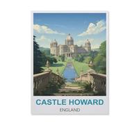 Puzzles for Adults Jigsaw Puzzles 1000 Pieces for Adults Kids，Castle Howard England，Artwork Intellective Educational Toys Gifts（38x52cm）-FG86