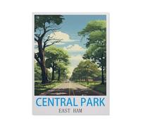 Puzzles for Adults Jigsaw Puzzles 1000 Pieces for Adults Kids，Central Park East Ham，Paper Puzzle Jigsaw Puzzle Artwork Intellective Educational Toys Gifts（50x70cm）-R95