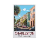 Puzzles for Adults Jigsaw Puzzles 1000 Pieces for Adults Kids,Charleston South Carolina,Paper Puzzle Jigsaw Puzzle Artwork Intellective Educational Toys Gifts(38x26cm)-K86