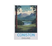 Puzzles for Adults Jigsaw Puzzles 1000 Pieces for Adults Kids，Coniston England，Artwork Intellective Educational Toys Gifts（50x70cm）-FR67