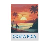 Puzzles for Adults Jigsaw Puzzles 1000 Pieces for Adults Kids，Costa Rica，Artwork Intellective Educational Toys Gifts（26x38cm）-EG86
