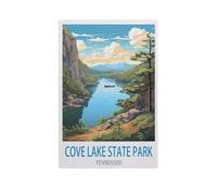 Puzzles for Adults Jigsaw Puzzles 1000 Pieces for Adults Kids，Cove Lake State Park Tennessee，Artwork Intellective Educational Toys Gifts（75x50cm）-GD65