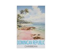 Puzzles for Adults Jigsaw Puzzles 1000 Pieces for Adults Kids,Dominican Republic Caribbean,Paper Puzzle Jigsaw Puzzle Artwork Intellective Educational Toys Gifts(50x70cm)-FO62