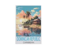 Puzzles for Adults Jigsaw Puzzles 1000 Pieces for Adults Kids,Dominican Republic Caribbean,Wood Puzzle Jigsaw Puzzle Artwork Intellective Educational Toys Gifts(75x50cm)-FP2