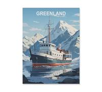 Puzzles for Adults Jigsaw Puzzles 1000 Pieces for Adults Kids，Greenland，Wood Puzzle Jigsaw Puzzle Artwork Intellective Educational Toys Gifts（75x50cm）-A26