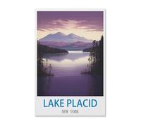 Puzzles for Adults Jigsaw Puzzles 1000 Pieces for Adults Kids，Lake Placid New York，Artwork Intellective Educational Toys Gifts26x38cm-Y21