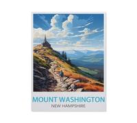 Puzzles for Adults Jigsaw Puzzles 1000 Pieces for Adults Kids，Mount Washington New Hampshire，Wood Puzzle Jigsaw Puzzle Artwork Intellective Educational Toys Gifts50x70cm-BF23