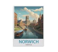 Puzzles for Adults Jigsaw Puzzles 1000 Pieces for Adults Kids,Norwich Norfolk,Artwork Intellective Educational Toys Gifts(38x26cm)-GS85