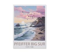Puzzles for Adults Jigsaw Puzzles 1000 Pieces for Adults Kids，Pfeiffer Big Sur State Park，Artwork Intellective Educational Toys Gifts（50x70cm）-EG6
