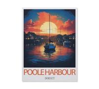 Puzzles for Adults Jigsaw Puzzles 1000 Pieces for Adults Kids，Poole Harbour Dorset，Wood Puzzle Jigsaw Puzzle Artwork Intellective Educational Toys Gifts（38x52cm）-FI83