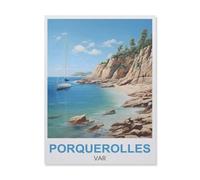 Puzzles for Adults Jigsaw Puzzles 1000 Pieces for Adults Kids，Porquerolles Var，Paper Puzzle Jigsaw Puzzle Artwork Intellective Educational Toys Gifts（50x70cm）-GL42