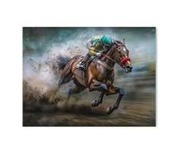 Puzzles for Adults Jigsaw Puzzles 1000 Pieces for Adults Kids，Powerful and dynamic on the race track，Artwork Intellective Educational Toys Gifts（75x50cm）-AG2