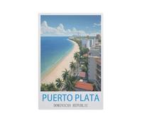 Puzzles for Adults Jigsaw Puzzles 1000 Pieces for Adults Kids，Puerto Plata Dominican Republic，Artwork Intellective Educational Toys Gifts（50x70cm）-AI9