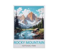 Puzzles for Adults Jigsaw Puzzles 1000 Pieces for Adults Kids,Rocky Mountain National Park Colorado,Wood Puzzle Jigsaw Puzzle Artwork Intellective Educational Toys Gifts(75x50cm)-W6