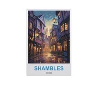 Puzzles for Adults Jigsaw Puzzles 1000 Pieces for Adults Kids，Shambles York，Paper Puzzle Jigsaw Puzzle Artwork Intellective Educational Toys Gifts（38x26cm）-M86