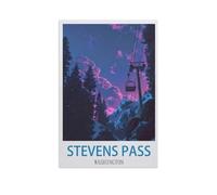 Puzzles for Adults Jigsaw Puzzles 1000 Pieces for Adults Kids，Stevens Pass Washington，Artwork Intellective Educational Toys Gifts（50x70cm）-GB47