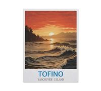 Puzzles for Adults Jigsaw Puzzles 1000 Pieces for Adults Kids，Tofino Vancouver Island Canada，Artwork Intellective Educational Toys Gifts-CL387-38x52cm