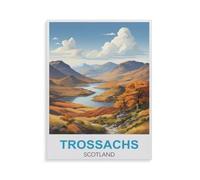 Puzzles for Adults Jigsaw Puzzles 1000 Pieces for Adults Kids，Trossachs, Scotland，Artwork Intellective Educational Toys Gifts（50x70cm）-GS25