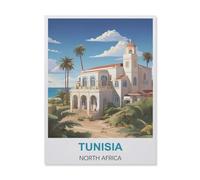 Puzzles for Adults Jigsaw Puzzles 1000 Pieces for Adults Kids，Tunisia North Africa，Artwork Intellective Educational Toys Gifts（50x70cm）-A29