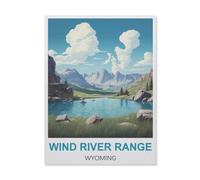Puzzles for Adults Jigsaw Puzzles 1000 Pieces for Adults Kids，Wind River Range Wyoming，Artwork Intellective Educational Toys Gifts（50x70cm）-D9