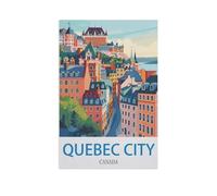 Puzzles for Adults Jigsaw Puzzles 1500 Pieces for Adults Kids，Quebec City Canada，Paper Puzzle Jigsaw Puzzle Artwork Intellective Educational Toys Gifts（57x87cm）-GB84