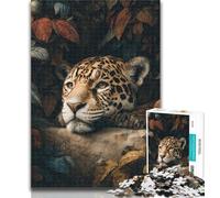 Puzzles for Adults Jungle Cheetah Adult Jigsaws 1000 Pieces Difficult,Challenging Game for The Whole for Women, Gifts for Men 50x75cm