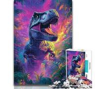 Puzzles for Adults Jungle Dinosaur Jigsaws Puzzles 1000 Pieces for Adults Gifts,Family Entertainment Toys Is Ideal As A Gift for The Whole Family 26x38cm