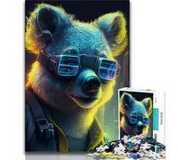 Puzzles for Adults Koala 1000 Piece Jigsaw Puzzles,Learning Educational Toys Family Games Birthday Present, Gifts (38x26cm)