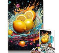 Puzzles for Adults Lemon 1000 Piece Jigsaw Puzzles,Learning Educational Toys Family Games Birthday Present, Gifts 26x38cm