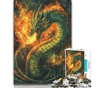 Puzzles for Adults Magic Dragon Puzzles 1000 Pieces for Adults,Wall Decoration Unique Birthday And Xmas Gifts Suitable for And 14 26x38cm